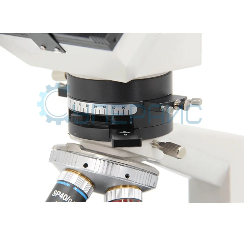 Тринокулярный микроскоп Opto-Edu A15.1017-T поляризационный фото 6