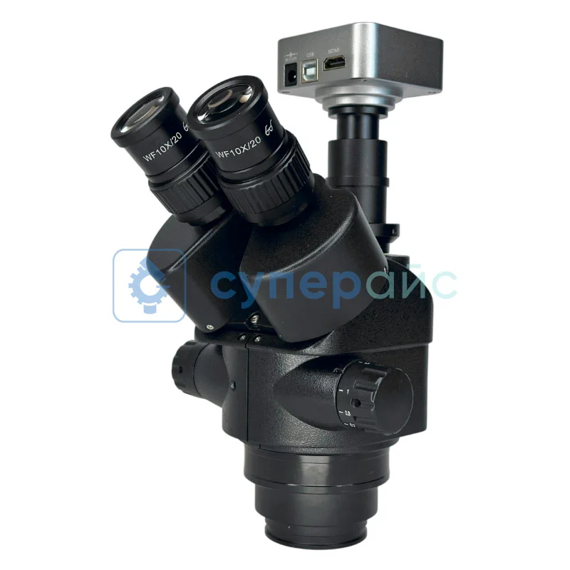 Микроскоп панкратический тринокулярный PHONEFIX SM003-1 фото 8