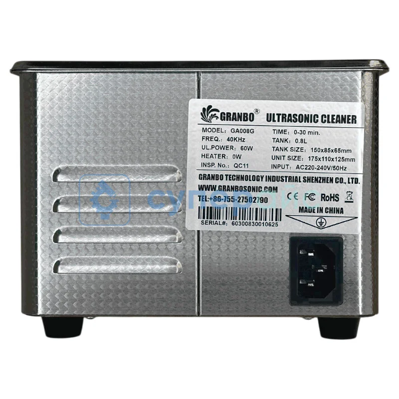 Ультразвуковой очиститель изделий GRANBO GA008G фото 2