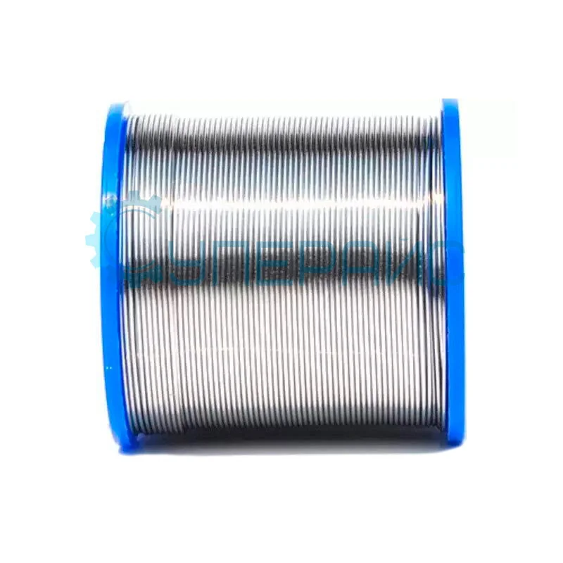 Проволочный припой с флюсом (олово Sn 63%, 1 мм, 500 г) фото 3