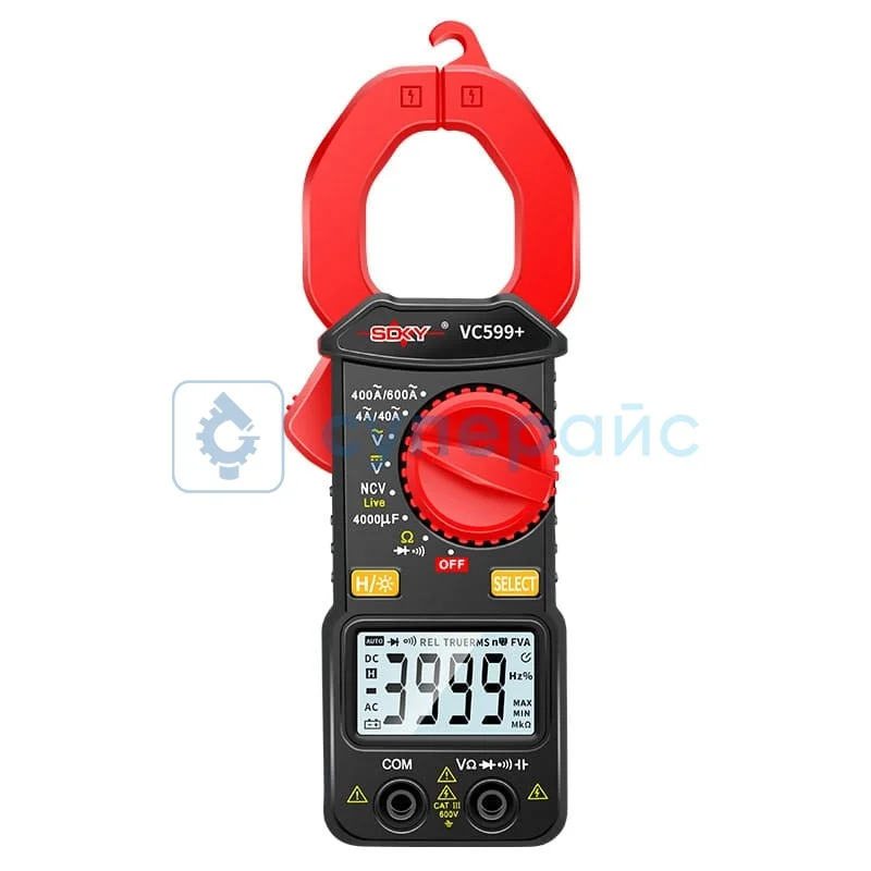 Измерительные клещи Shengde VC599+ фото 1