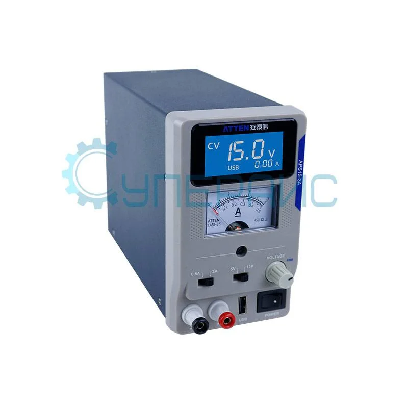 Линейный источник питания постоянного тока ATTEN APS15-3A (15В, 3А) фото 1