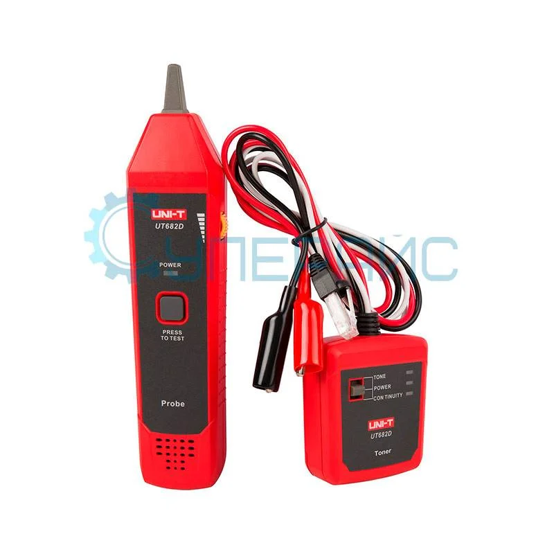 Телефонный тестер UNI-T UT682D с зажимами крокодил фото 1