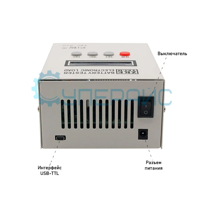 Блок нагрузки для аккумуляторов ZKETECH EBC-A20 фото 3