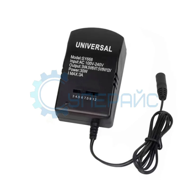 Универсальный регулируемый адаптер питания SY668 фото 1