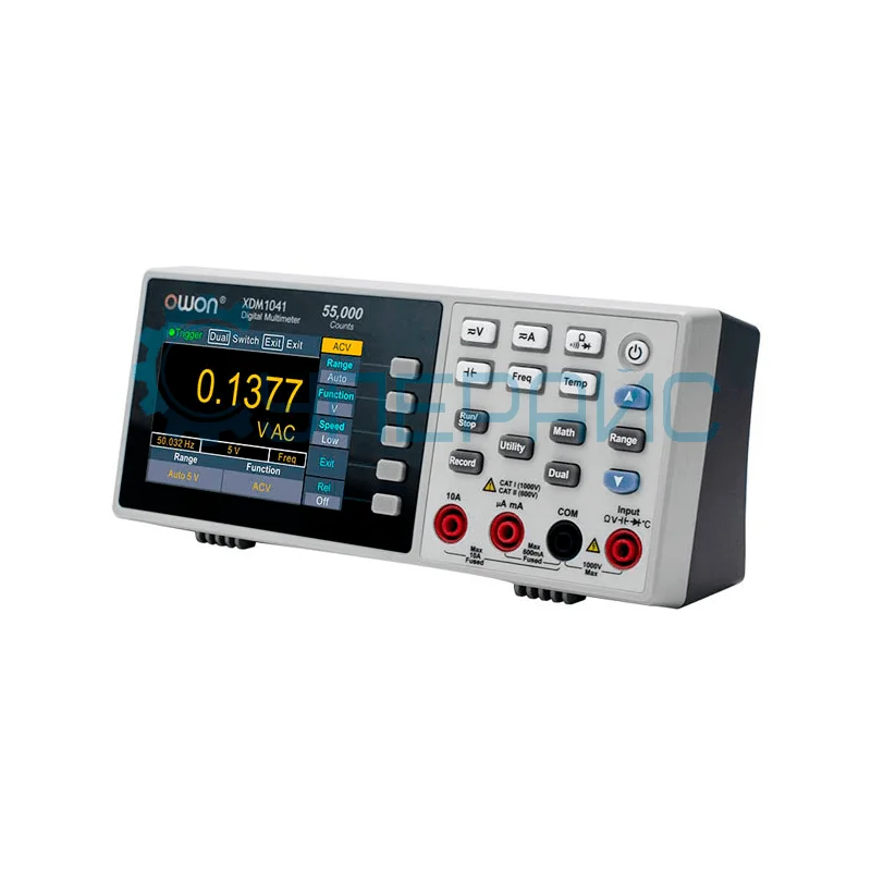 Компактный настольный мультиметр OWON XDM1041 с ЖК-дисплеем фото 3