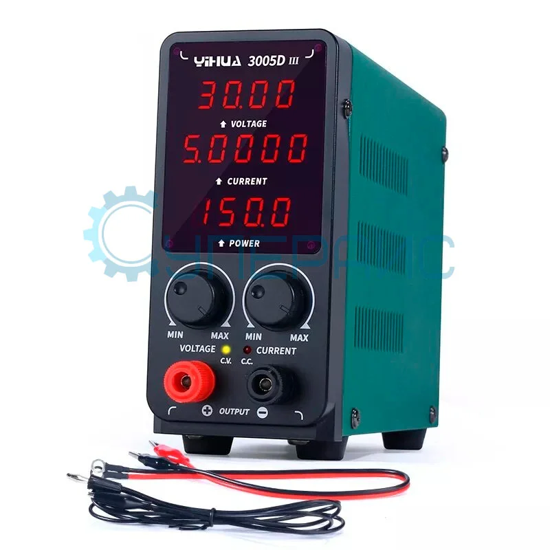Источник питания постоянного тока YIHUA 3005D-III (30 В, 5 А, 150 Вт) фото 3