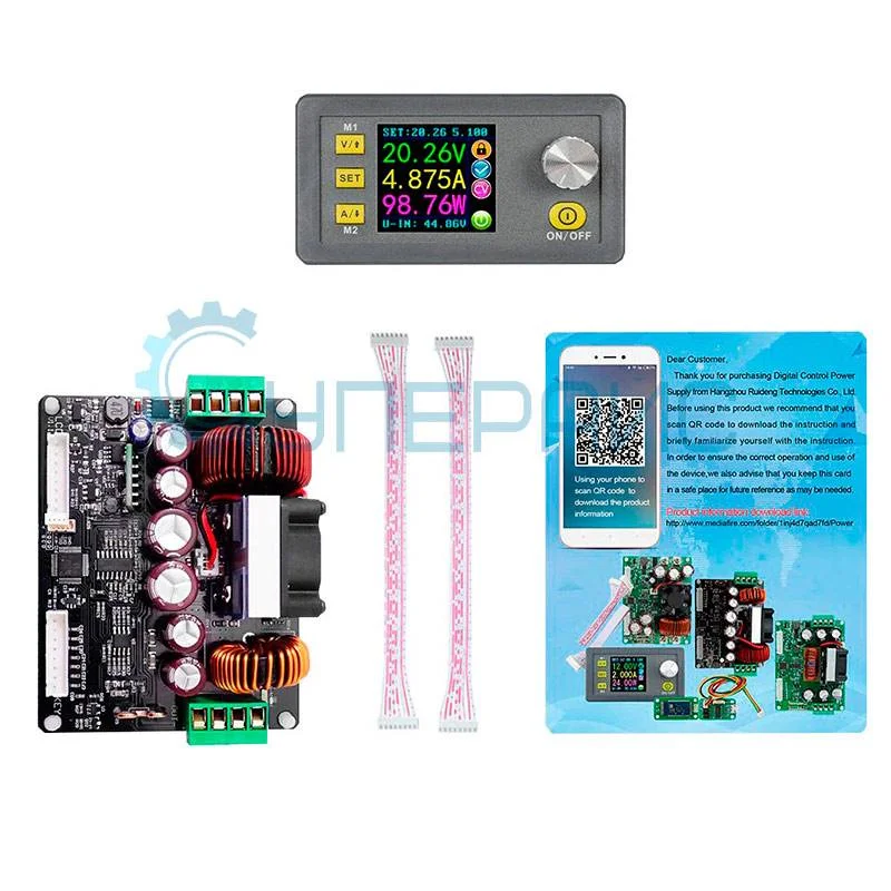 Регулируемый преобразователь RuiDeng RIDEN DPH5005 с универсальным входом фото 3