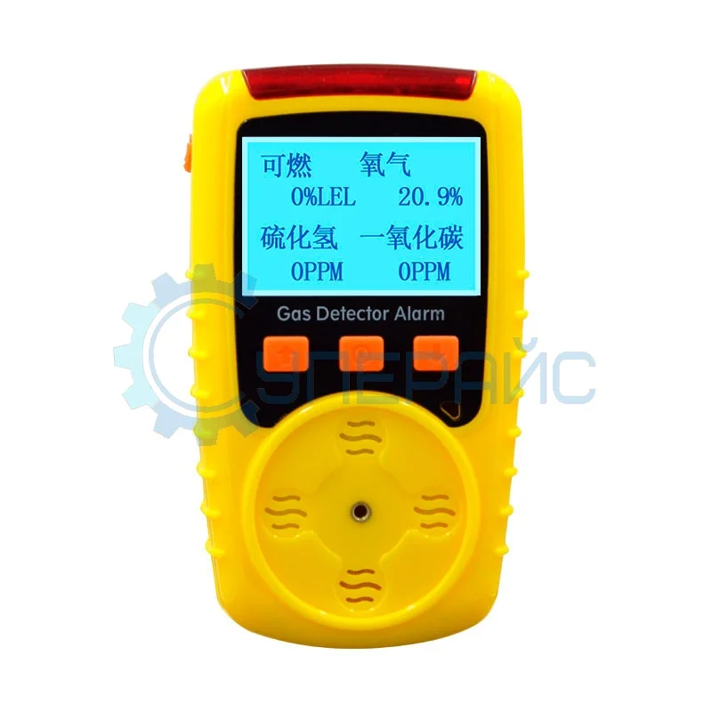 Газоанализатор 4 в 1: горючих газов, сероводорода, угарного газа, кислорода ZHONGAN KP826 фото 1