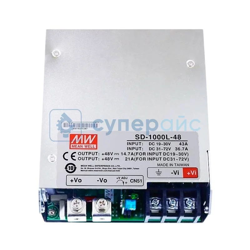 Источник питания Mean Well SD-1000L-48 фото 1