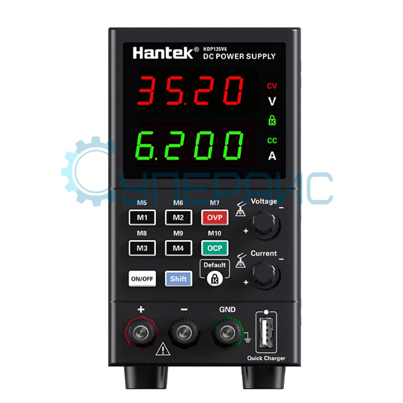 Блок питания регулируемый Hantek HDP135V6S с интерфейсом RS-232 (35В, 6 А) фото 1