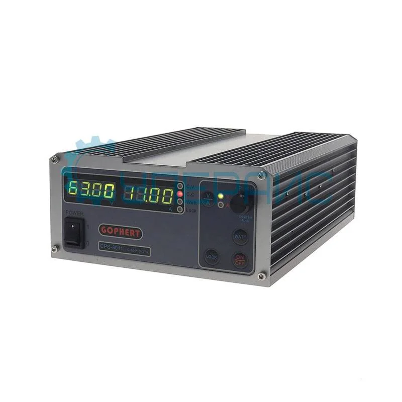 Импульсный стабилизированный блок питания GOPHERT CPS-6011 (60В, 11А) фото 2