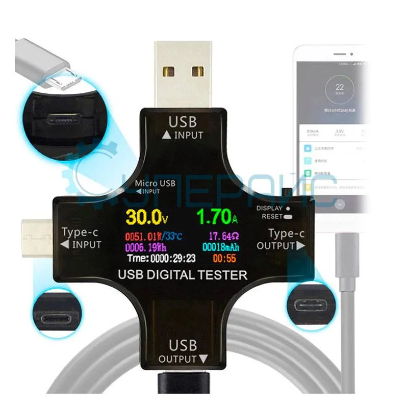 USB тестер портов Juwei Atorch J7-C фото 1
