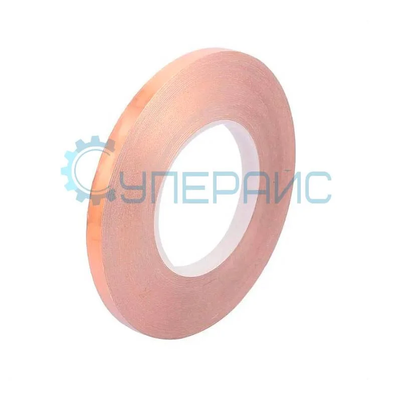 Фольгированный термостойкий скотч (медный скотч) BND12-25 12мм * 25м фото 1