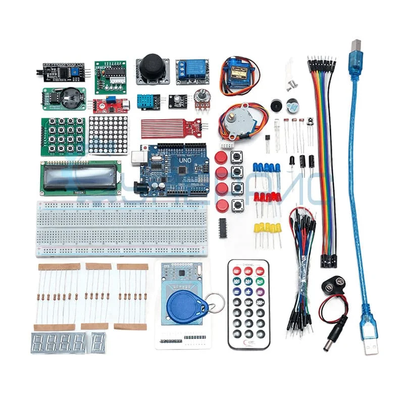 Набор UNO R3 Starter Kit с RFID модулем, контроллером, совместимым со средой Arduino, и 12 уроками в среде Scratch фото 2