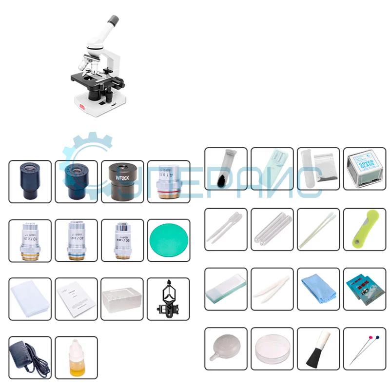 Биологический микроскоп JNOEC NOVEL N-10D 2000х фото 1