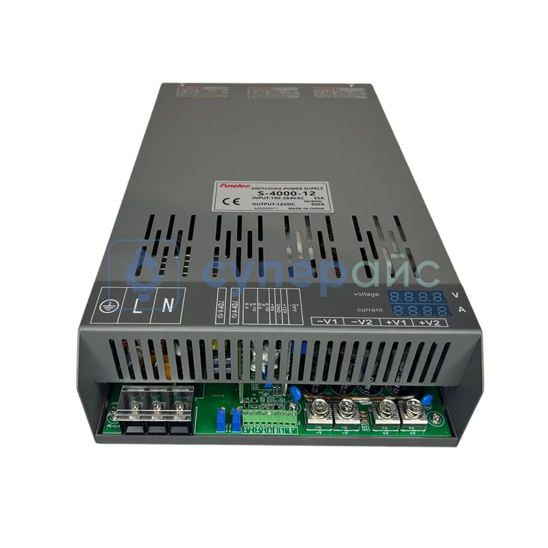 Источник питания Funelec S-4000 W (12 В, 300 А, 4000 Вт) фото 1