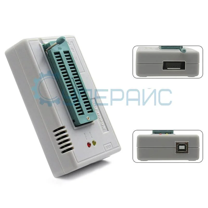 Программатор USB для микросхем XGecu TL866II Plus (5 адаптеров) фото 2