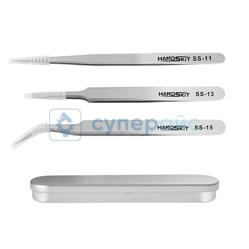 Набор пинцетов HandsKit 3 в 1 фото 1