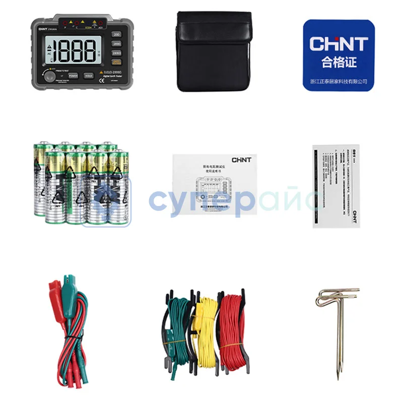 Тестер сопротивления заземления CHNT ZTW1903A фото 2