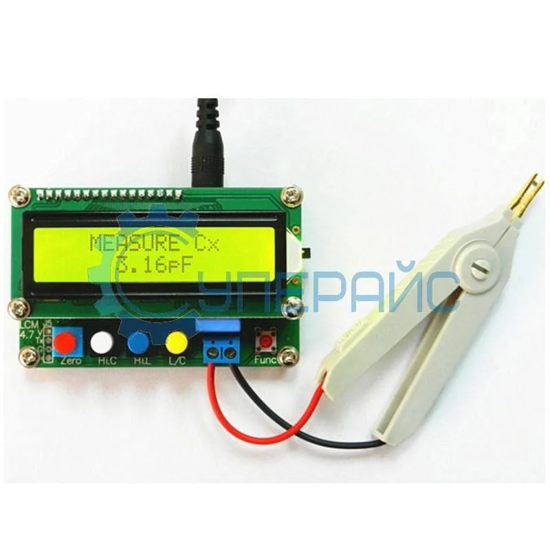 Измеритель емкости и индуктивности JUNTEK LC100-A с щупами для SMD фото 2