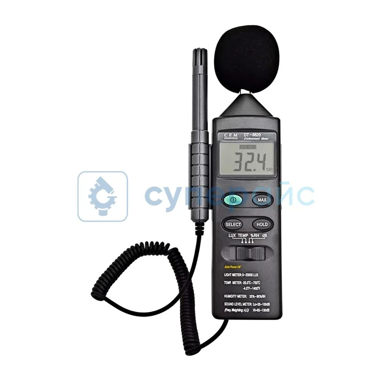 Тестер параметров окружающей среды CEM DT-8820 фото 1