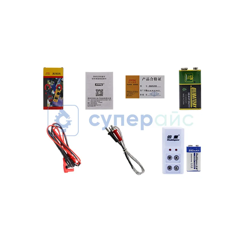 Токоизмерительные клещи SZBJ BM5268 с зарядным устройством фото 2