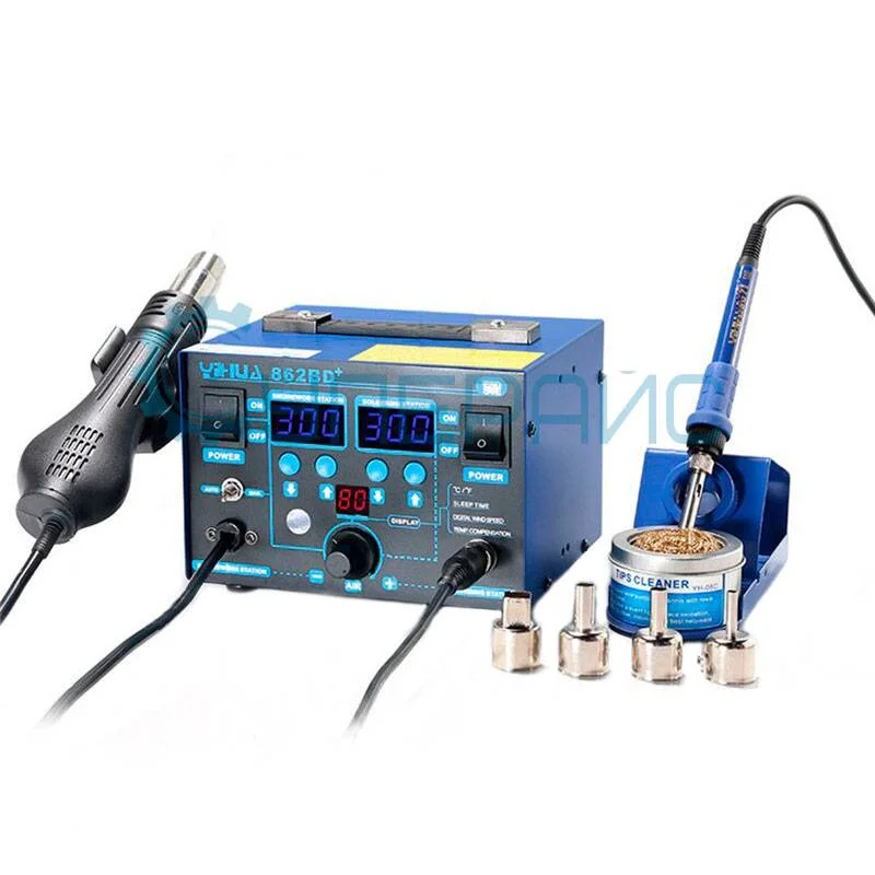 Паяльная станция YIHUA 862BD+ с цифровым дисплеем фото 7