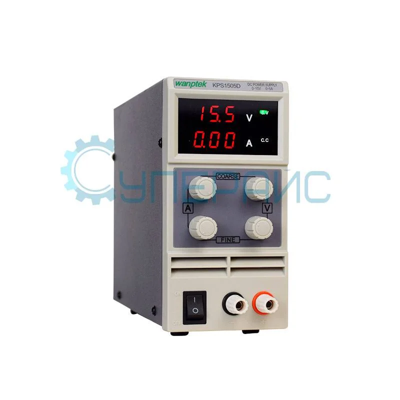 Стационарный мини источник питания Wanptek KPS1505D (15В, 5А) фото 1