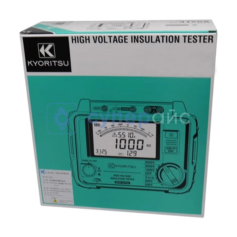 Стрелочный тестер сопротивления изоляции Kyoritsu 3121B фото 2