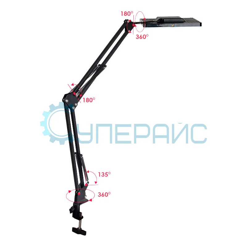 Бестеневая лампа на струбцине Biao Ge Da Ren BG-831 фото 1