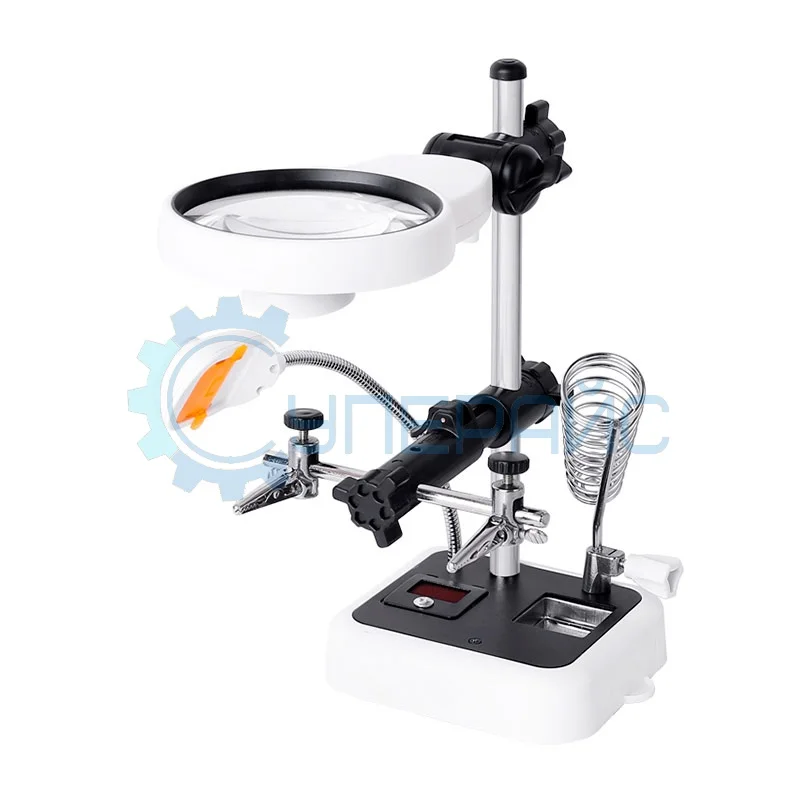 Настольная лупа SHOCREX MG16129-C с подсветкой фото 1