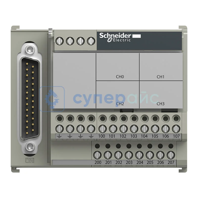 Блок для подключения ввода Schneider Electric ABE7CPA412 фото 1