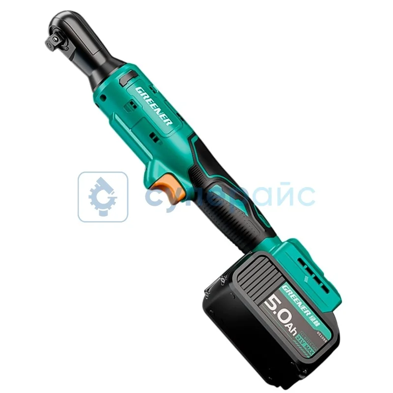Электрический гайковерт GREENER 21 В, 5 Ач фото 1