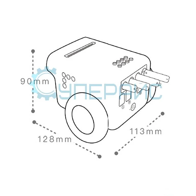 Робот-машина ElecFreaks TPBot с джойстиком фото 3