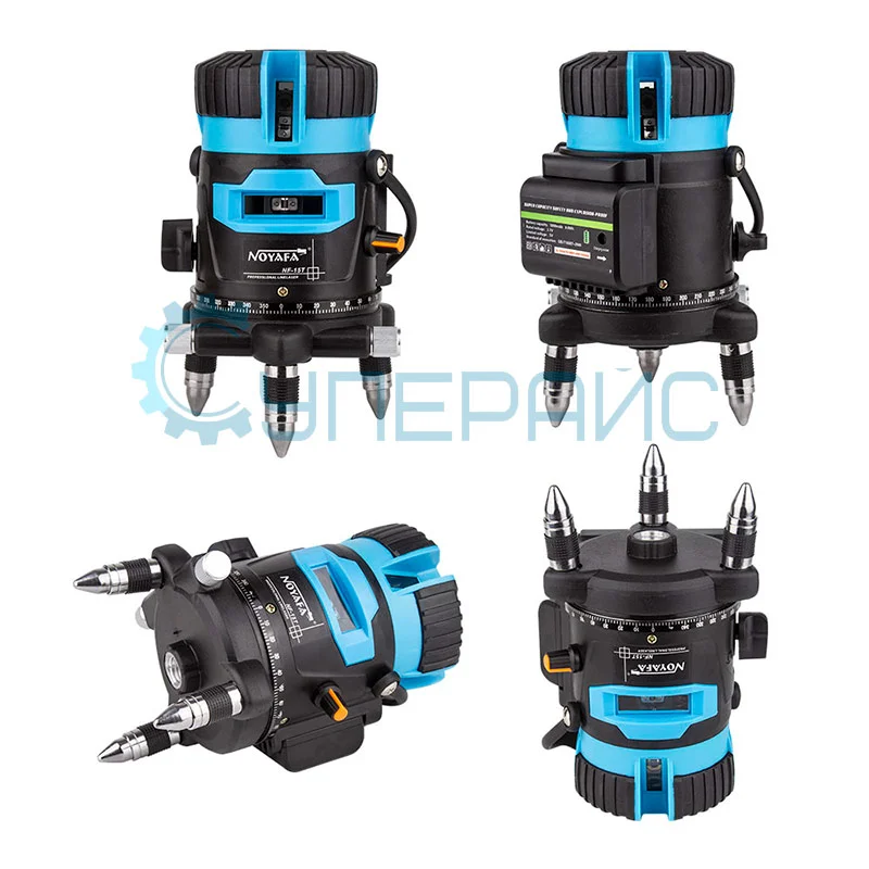 Нивелир Noyafa NF-15T (5 лучей) зеленый лазер фото 5