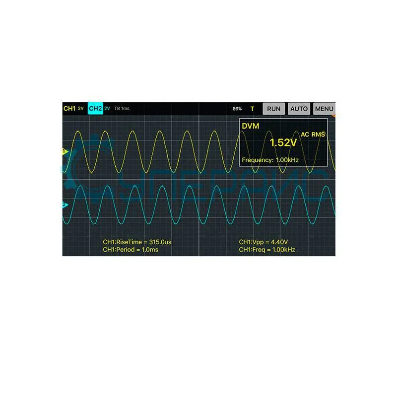 Цифровой USB осциллограф Hantek iDSO1070A с поддержкой WiFi (2 канала, 70 МГц) фото 6