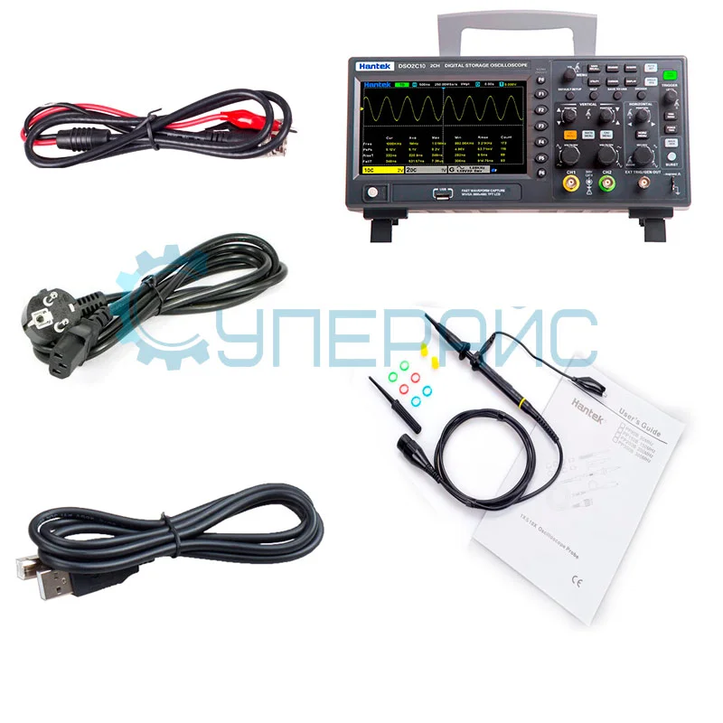 Настольный осциллограф Hantek DSO2C10 (2 канала, 100 МГц) фото 4