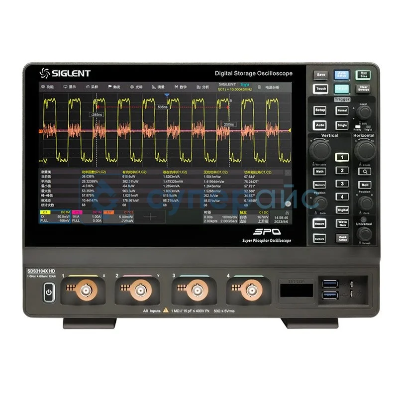 Многофункциональный осциллограф Siglent SDS3104X HD фото 1