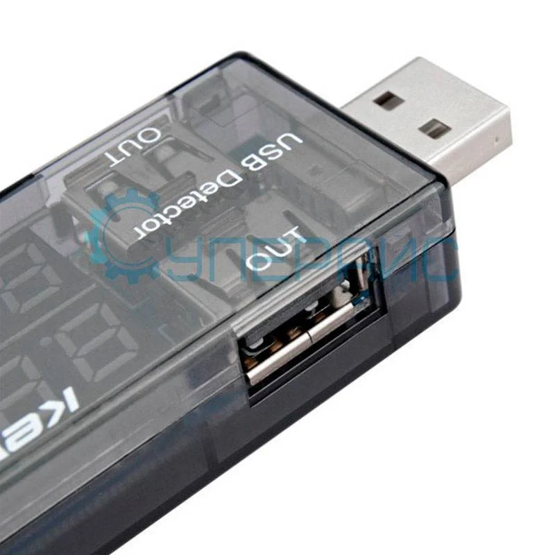 USB тестер напряжения и тока Keweisi KWS-10VA фото 1
