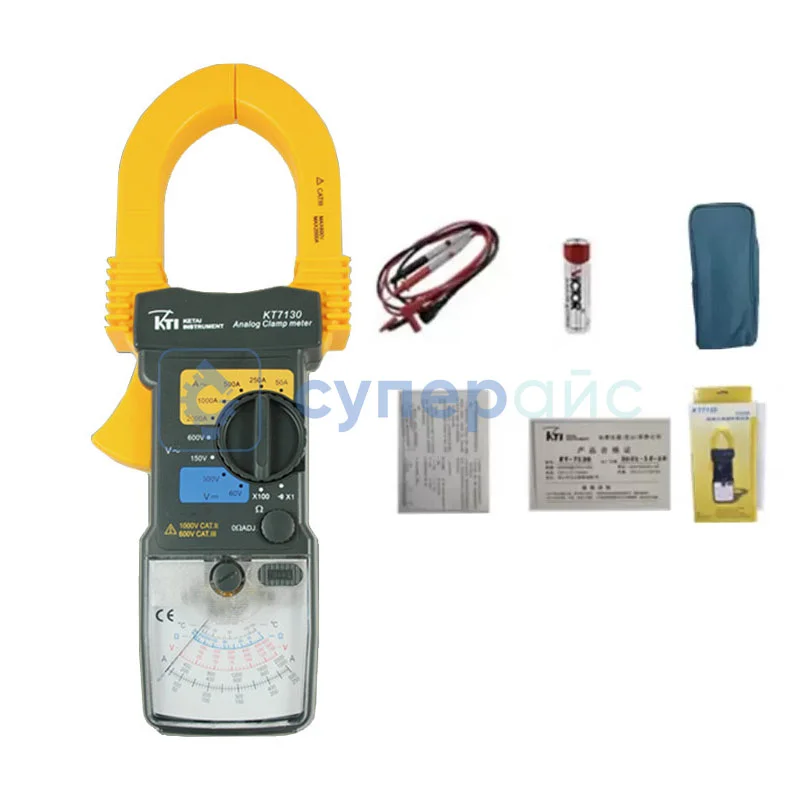 Многофункциональные токовые клещи KTI KT7130 фото 1