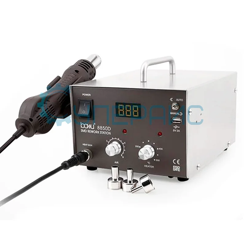 Паяльная станция термовоздушная Baku BA-8850D, 550 Вт фото 2