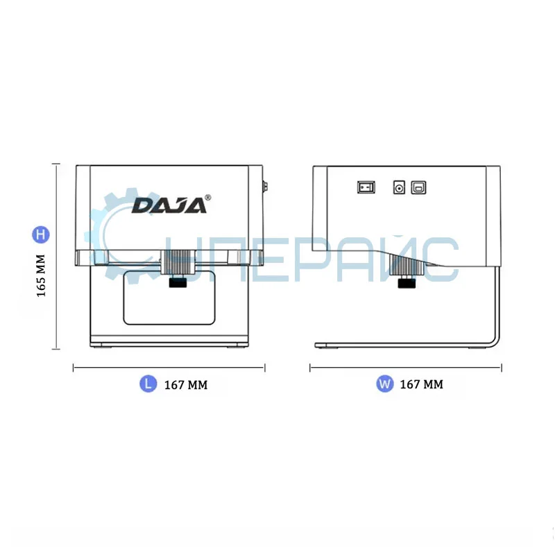 Лазерный гравер портативный DAJA DJ6 фото 5