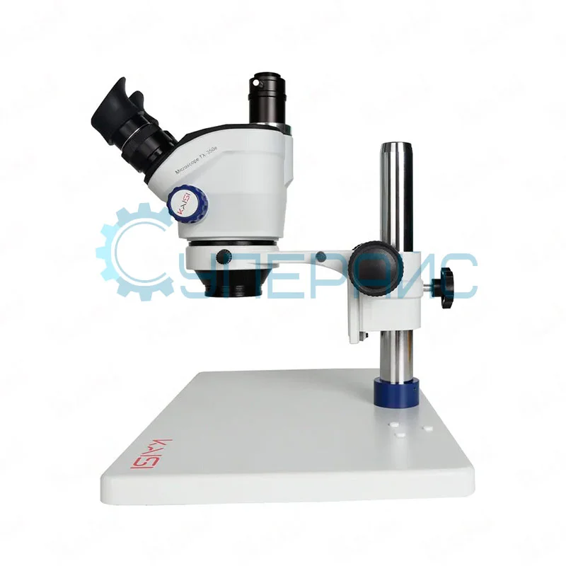 Тринокулярный стереомикроскоп Kaisi TX-350E с дымоуловителем фото 1