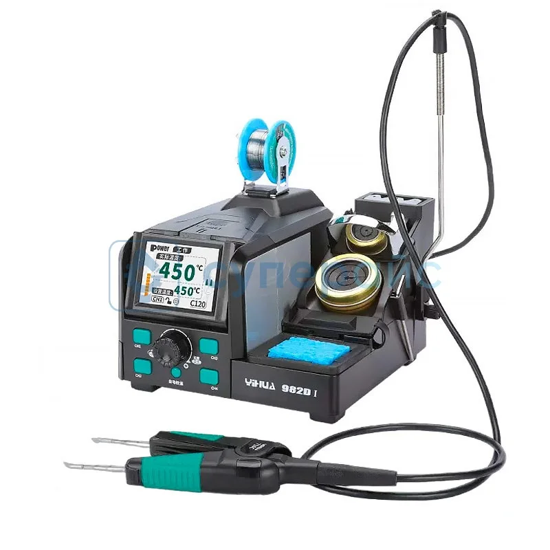 Паяльная станция с термопинцетом YIHUA 982D-I (C210) фото 1