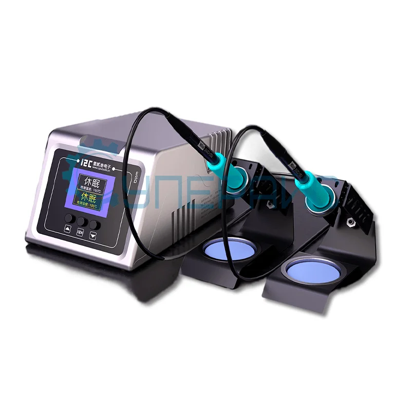 Двухканальная паяльная станция i2C 1SCN, 160 Вт фото 1