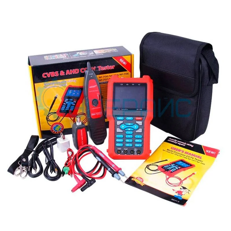 Многофункциональный тестер систем видеонаблюдения Noyafa NF-706 фото 4