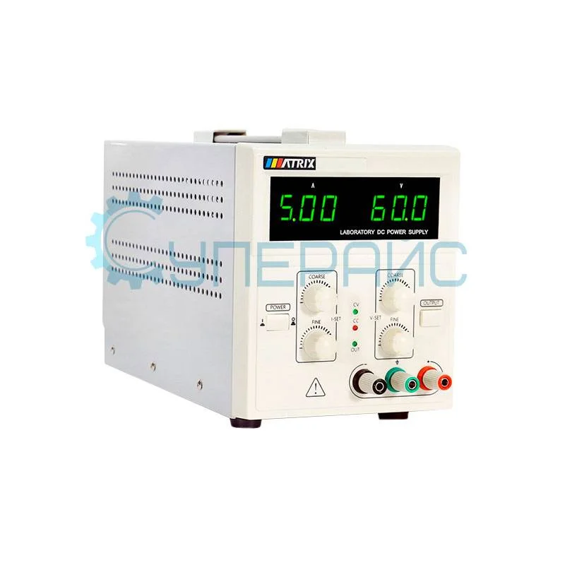 Лабораторный трансформаторный блок питания MATRIX MPS-6005D+ (60В, 5А) фото 1