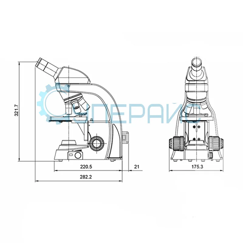 Учебный микроскоп Opto-Edu A11.0913-M фото 3