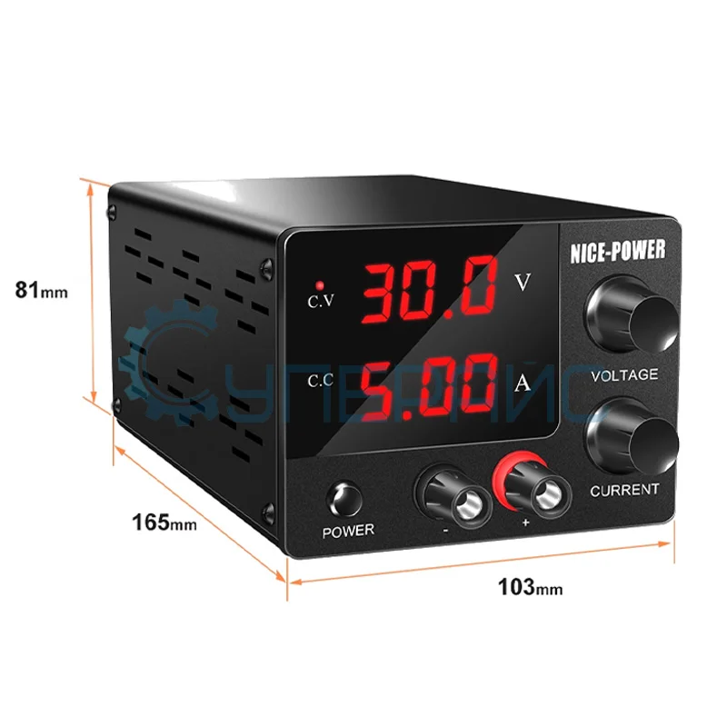 Блок питания постоянного тока Nice-Power SPS-E305 (30 В, 5 А) фото 2